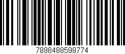 Código de barras (EAN, GTIN, SKU, ISBN): '7898488598774'