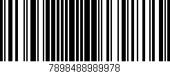 Código de barras (EAN, GTIN, SKU, ISBN): '7898488989978'