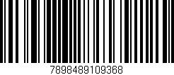 Código de barras (EAN, GTIN, SKU, ISBN): '7898489109368'