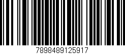 Código de barras (EAN, GTIN, SKU, ISBN): '7898489125917'