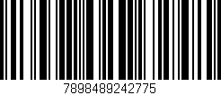 Código de barras (EAN, GTIN, SKU, ISBN): '7898489242775'