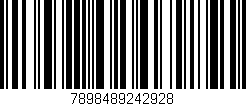 Código de barras (EAN, GTIN, SKU, ISBN): '7898489242928'