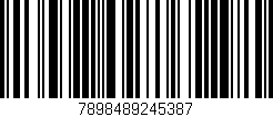Código de barras (EAN, GTIN, SKU, ISBN): '7898489245387'