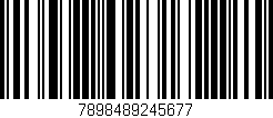 Código de barras (EAN, GTIN, SKU, ISBN): '7898489245677'