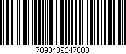 Código de barras (EAN, GTIN, SKU, ISBN): '7898489247008'