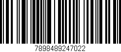 Código de barras (EAN, GTIN, SKU, ISBN): '7898489247022'