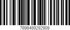 Código de barras (EAN, GTIN, SKU, ISBN): '7898489292909'