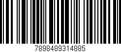 Código de barras (EAN, GTIN, SKU, ISBN): '7898489314885'