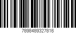 Código de barras (EAN, GTIN, SKU, ISBN): '7898489327816'