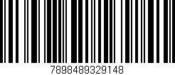 Código de barras (EAN, GTIN, SKU, ISBN): '7898489329148'