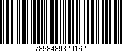 Código de barras (EAN, GTIN, SKU, ISBN): '7898489329162'
