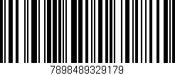 Código de barras (EAN, GTIN, SKU, ISBN): '7898489329179'