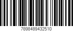 Código de barras (EAN, GTIN, SKU, ISBN): '7898489432510'