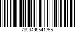 Código de barras (EAN, GTIN, SKU, ISBN): '7898489541755'