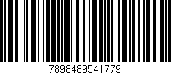 Código de barras (EAN, GTIN, SKU, ISBN): '7898489541779'