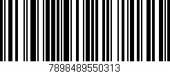 Código de barras (EAN, GTIN, SKU, ISBN): '7898489550313'