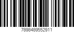 Código de barras (EAN, GTIN, SKU, ISBN): '7898489552911'