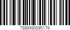 Código de barras (EAN, GTIN, SKU, ISBN): '7898490095179'