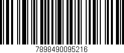 Código de barras (EAN, GTIN, SKU, ISBN): '7898490095216'