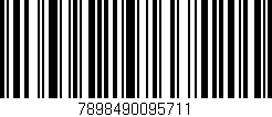 Código de barras (EAN, GTIN, SKU, ISBN): '7898490095711'
