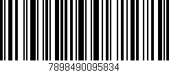 Código de barras (EAN, GTIN, SKU, ISBN): '7898490095834'