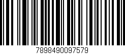 Código de barras (EAN, GTIN, SKU, ISBN): '7898490097579'
