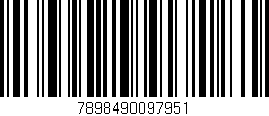 Código de barras (EAN, GTIN, SKU, ISBN): '7898490097951'