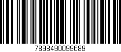 Código de barras (EAN, GTIN, SKU, ISBN): '7898490099689'