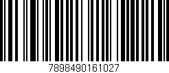 Código de barras (EAN, GTIN, SKU, ISBN): '7898490161027'