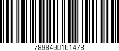 Código de barras (EAN, GTIN, SKU, ISBN): '7898490161478'