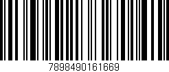 Código de barras (EAN, GTIN, SKU, ISBN): '7898490161669'