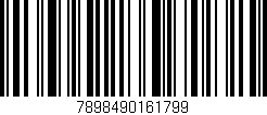 Código de barras (EAN, GTIN, SKU, ISBN): '7898490161799'