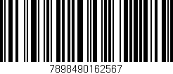 Código de barras (EAN, GTIN, SKU, ISBN): '7898490162567'