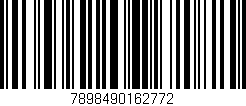 Código de barras (EAN, GTIN, SKU, ISBN): '7898490162772'