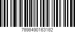 Código de barras (EAN, GTIN, SKU, ISBN): '7898490163182'
