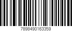 Código de barras (EAN, GTIN, SKU, ISBN): '7898490163359'