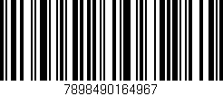 Código de barras (EAN, GTIN, SKU, ISBN): '7898490164967'