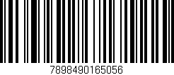 Código de barras (EAN, GTIN, SKU, ISBN): '7898490165056'