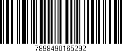 Código de barras (EAN, GTIN, SKU, ISBN): '7898490165292'