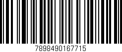 Código de barras (EAN, GTIN, SKU, ISBN): '7898490167715'
