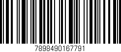 Código de barras (EAN, GTIN, SKU, ISBN): '7898490167791'