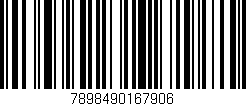 Código de barras (EAN, GTIN, SKU, ISBN): '7898490167906'