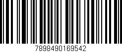 Código de barras (EAN, GTIN, SKU, ISBN): '7898490169542'