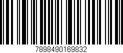 Código de barras (EAN, GTIN, SKU, ISBN): '7898490169832'