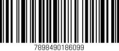 Código de barras (EAN, GTIN, SKU, ISBN): '7898490186099'