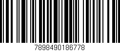 Código de barras (EAN, GTIN, SKU, ISBN): '7898490186778'