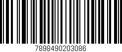 Código de barras (EAN, GTIN, SKU, ISBN): '7898490203086'
