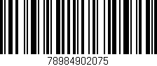 Código de barras (EAN, GTIN, SKU, ISBN): '78984902075'