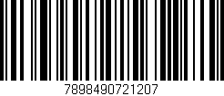 Código de barras (EAN, GTIN, SKU, ISBN): '7898490721207'