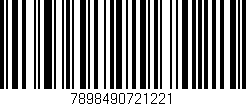 Código de barras (EAN, GTIN, SKU, ISBN): '7898490721221'